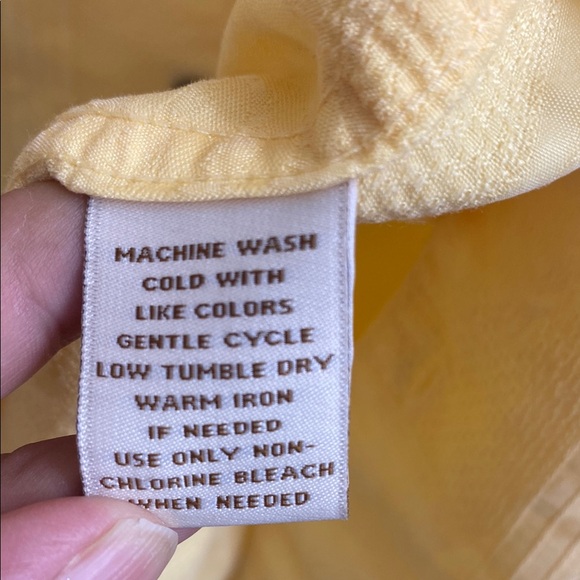 Caribbean Yellow Casual Button Down Shirt - Picture 3 of 7